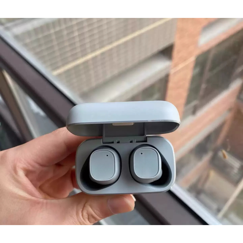 Earbuds Charging Case - Geschikt voor Sennheiser CX500BT grijze TWS