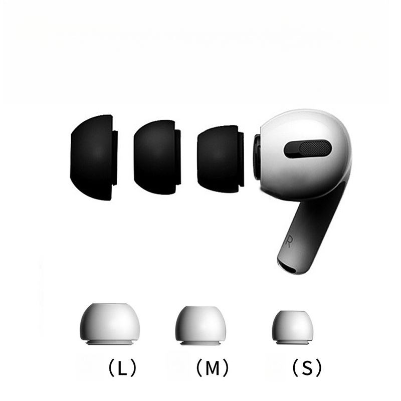 Silicone Ear Tip Replacement - Witte siliconen oordopjes met filtergaas, 3