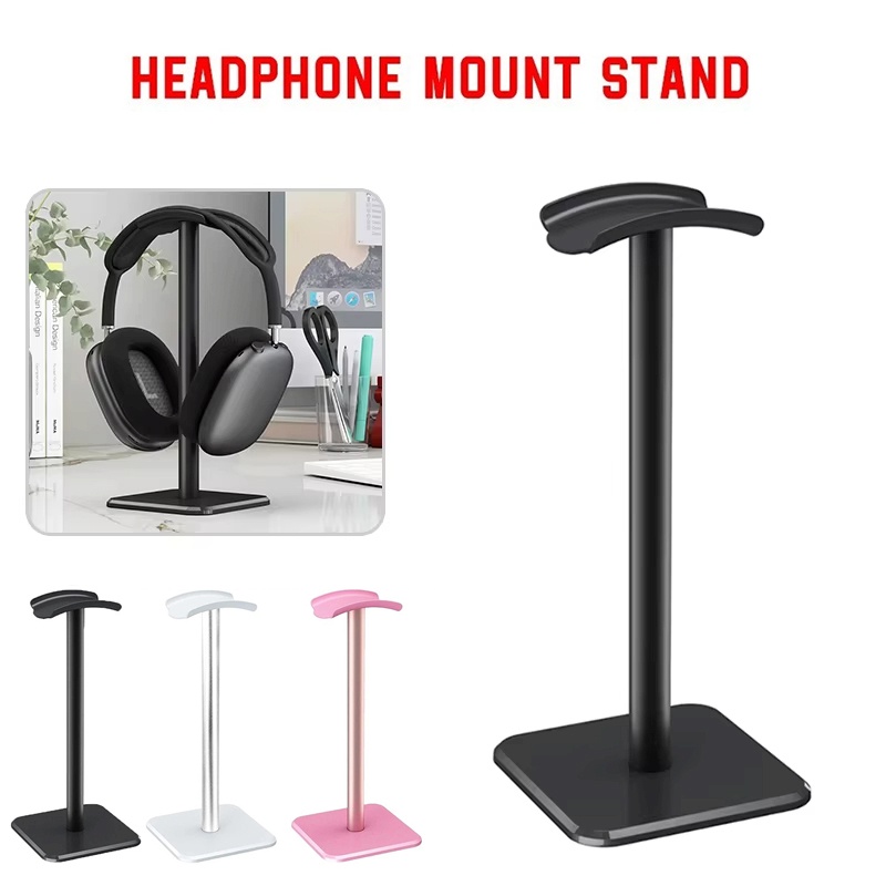 Headphone Stand Desk - 1 stuks universele hoofdtelefoonhouder van plastic,