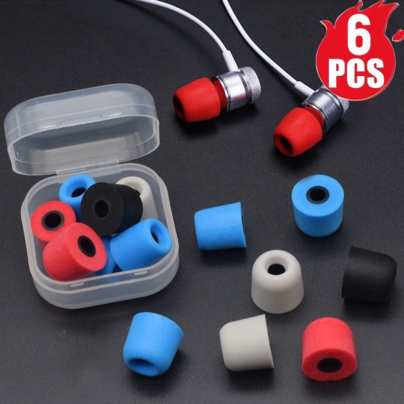 1-6 Paar Zachte Memory Foam Oo - Earphone Foam Tip recensie en prijs