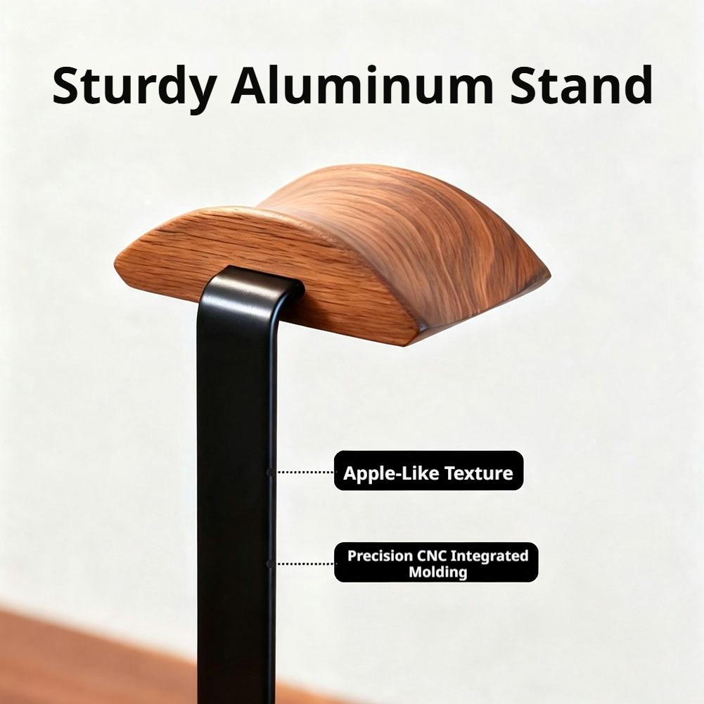 Walnotenhoofdtelefoonstandaard - Headphone Stand Desk recensie en prijs
