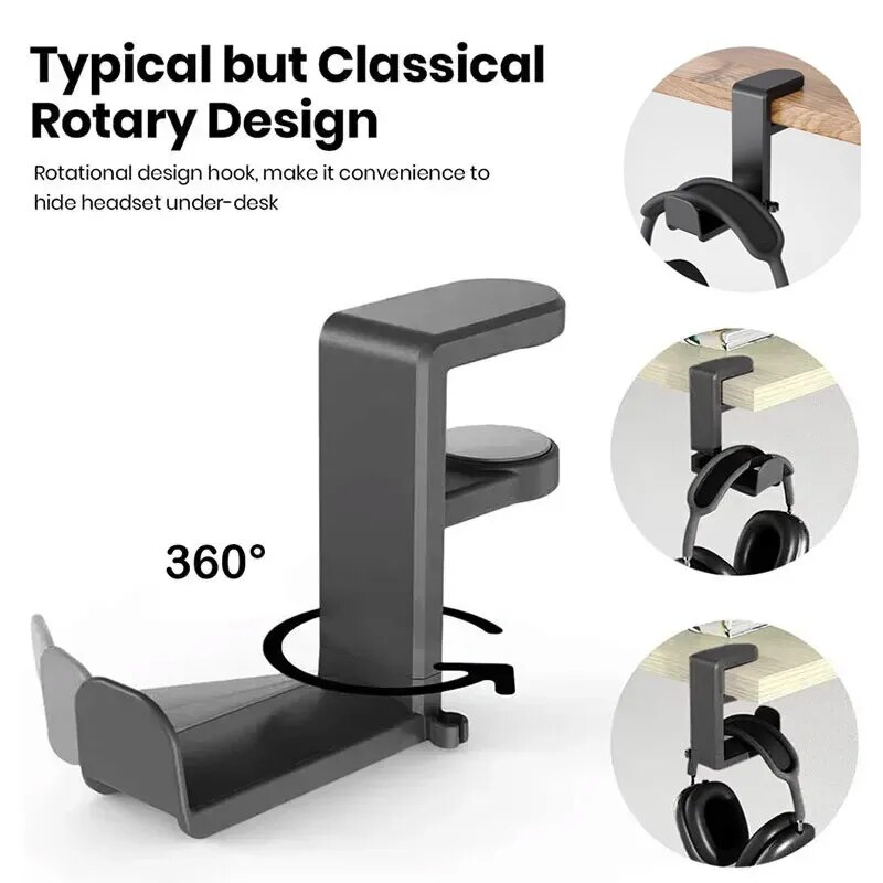 Onderbureaumontage hoofdtelefo - Headphone Stand Desk recensie en prijs