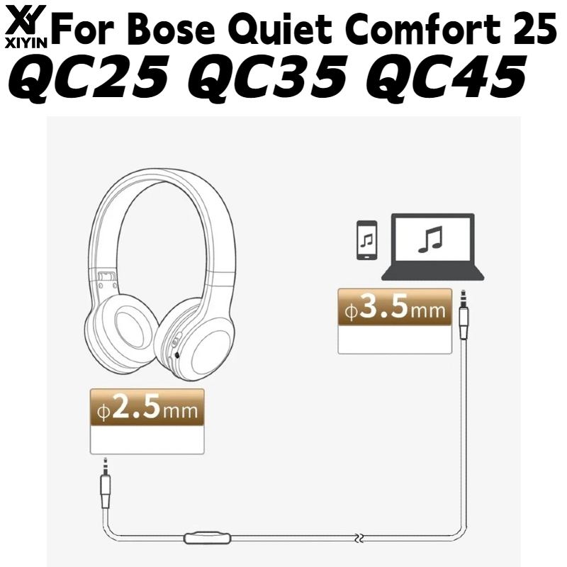 Plug-and-play audiokabel met m - Bose Headphone Qc45 recensie en prijs